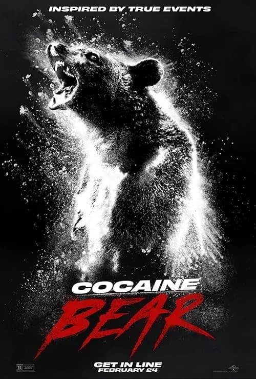 Cocaine Bear film posteri