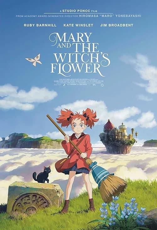 Mary and the Witch's Flower film posteri