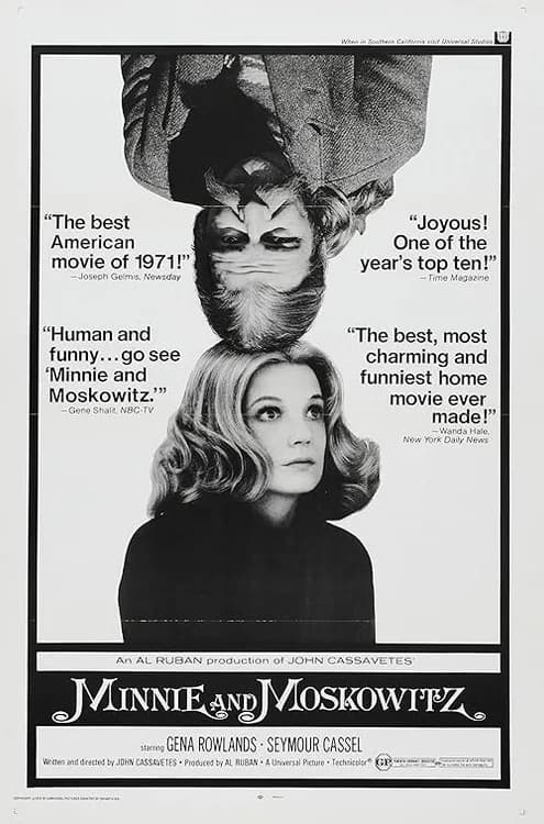 Minnie and Moskowitz film posteri